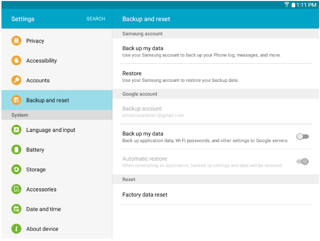 Recover Samsung S20 Files via Google Account