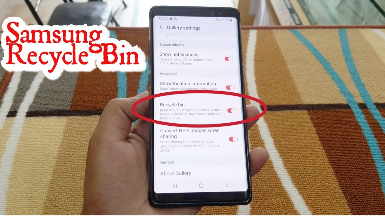 Как Восстановить Фото Из Корзины На Самсунге