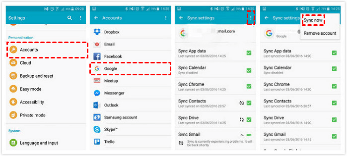 Sauvegarde Google pour synchroniser les données du téléphone avec Xiaomi 14