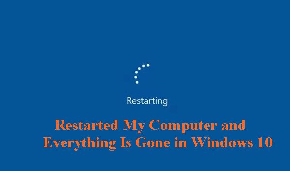 Herstel verloren gegevens na het opnieuw opstarten van de computer