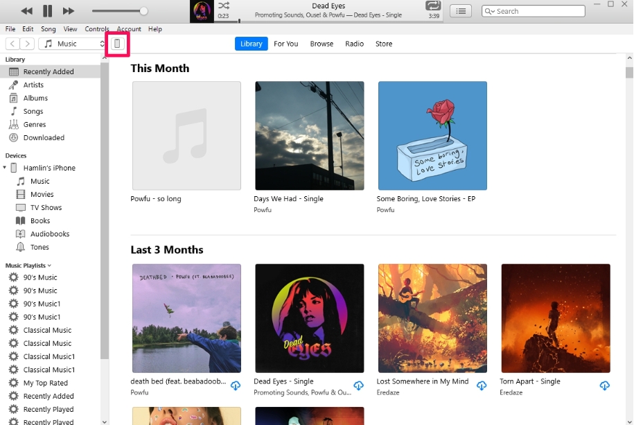 Open iTunes